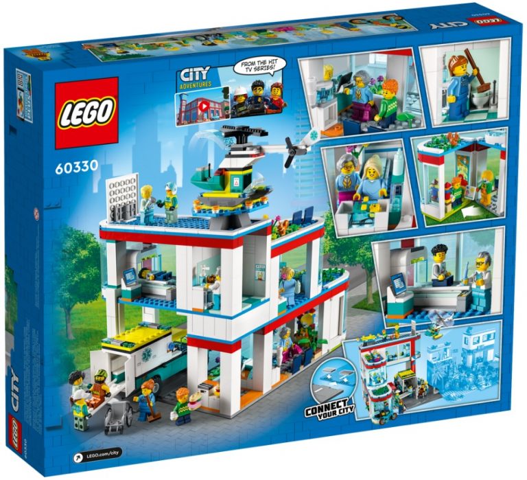 LEGO City 60330 Hospital Back Box