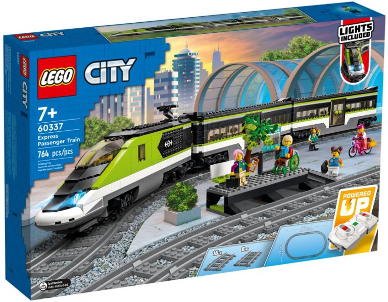 LEGO City 60337 Express Passenger Train Summer August 2022 Front Box