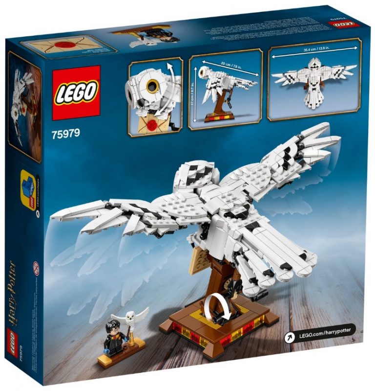 LEGO Harry Potter 75979 Hedwig Owl Back Box