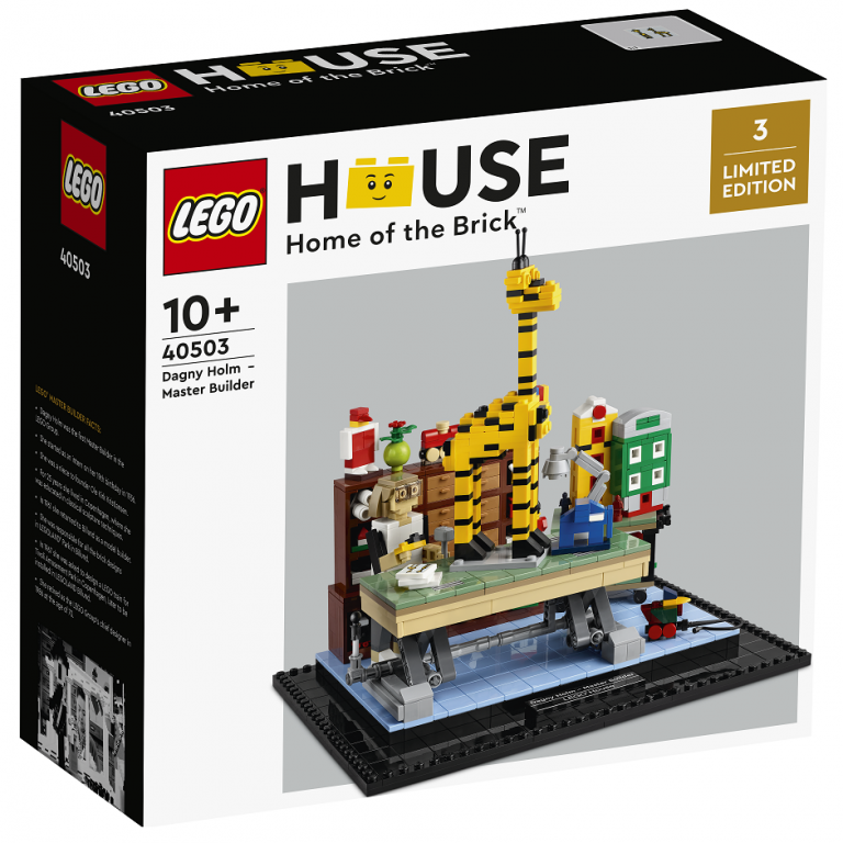 LEGO House 40503 Dagny Holm Master Build (Home of the Brick) Front Box - March 2022 Release Date