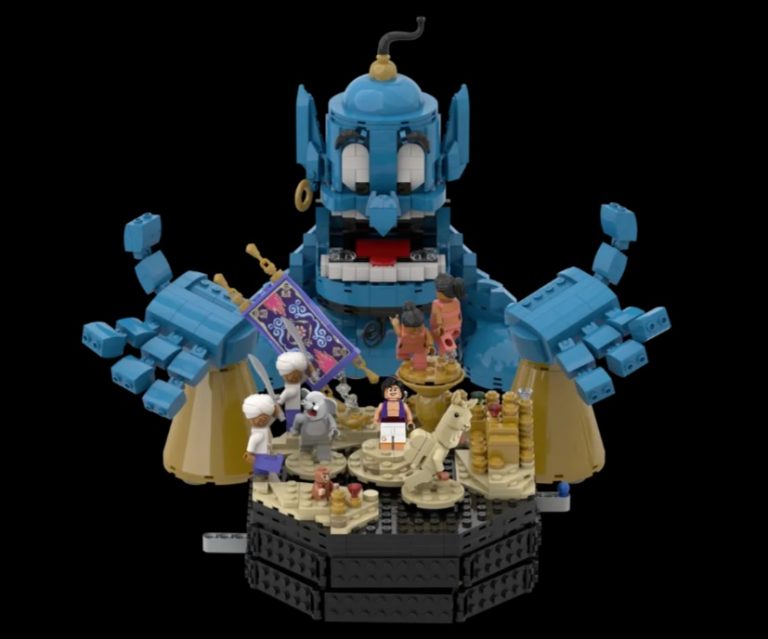 LEGO IDEAS Project Creation Aladdin Friend Like Me 30th Anniversary Special by Lud985 Achieves 10 000 Supporters