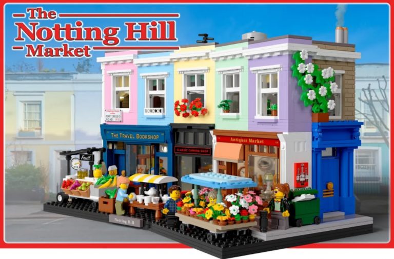 LEGO IDEAS The Notting Hill Market Project Creation by Lepralego Achieves 10 000 Supporters