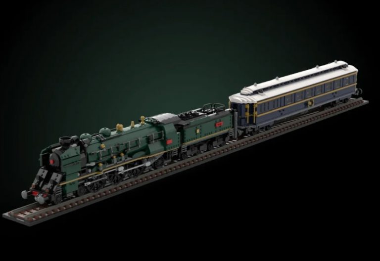 LEGO IDEAS The Orient Express Legendary Train Project Creation Front View by LEt.sGO Achieves 10 000 Supporters