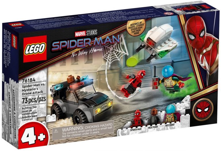 LEGO Marvel Studios Spider-Man vs. Mysterio’s Drone Attack 76184 Front Box