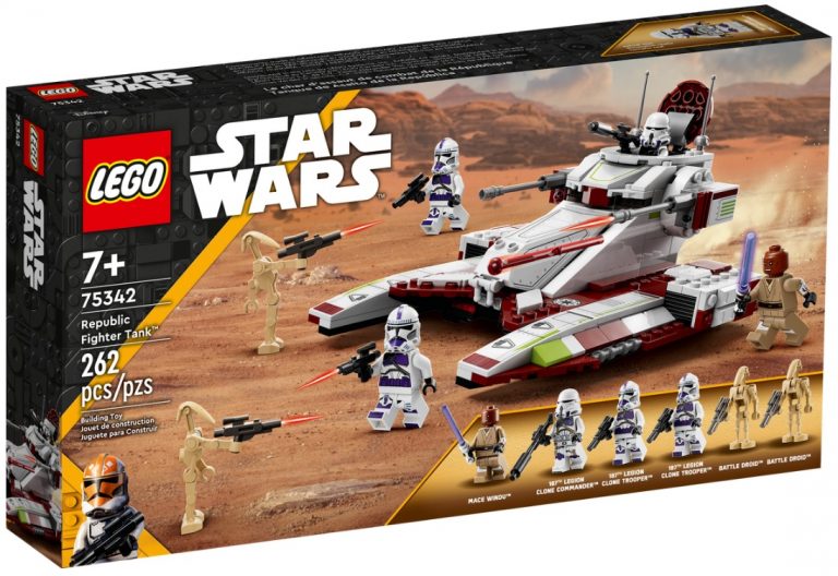 LEGO Star Wars 75342 Republic Fighter Tank Front Box April 2022 Release Date