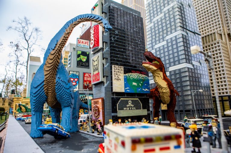 LEGOLand California Resort Miniland USA Attraction - Dinosaur March 2022