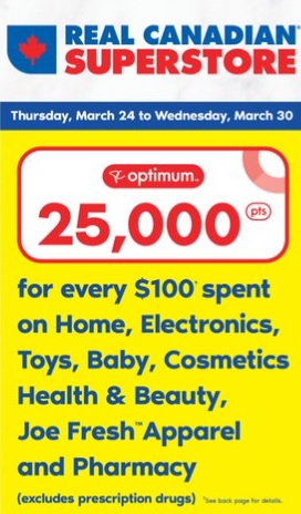 Real Canadian Superstore PC Optimum Points Toys LEGO March 2022 Promotional Offer Canada