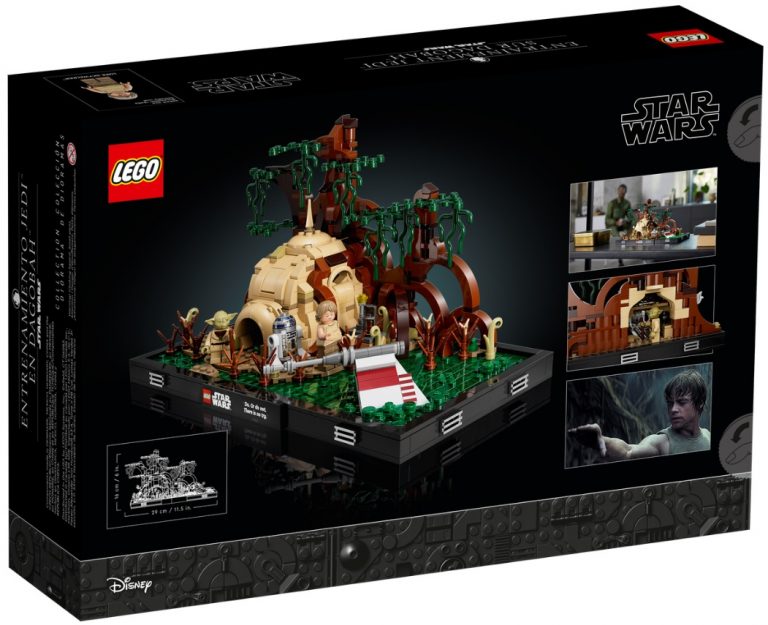 18+ LEGO Star Wars 75330 Dagobah Jedi Training Diorama Back Box April 2022