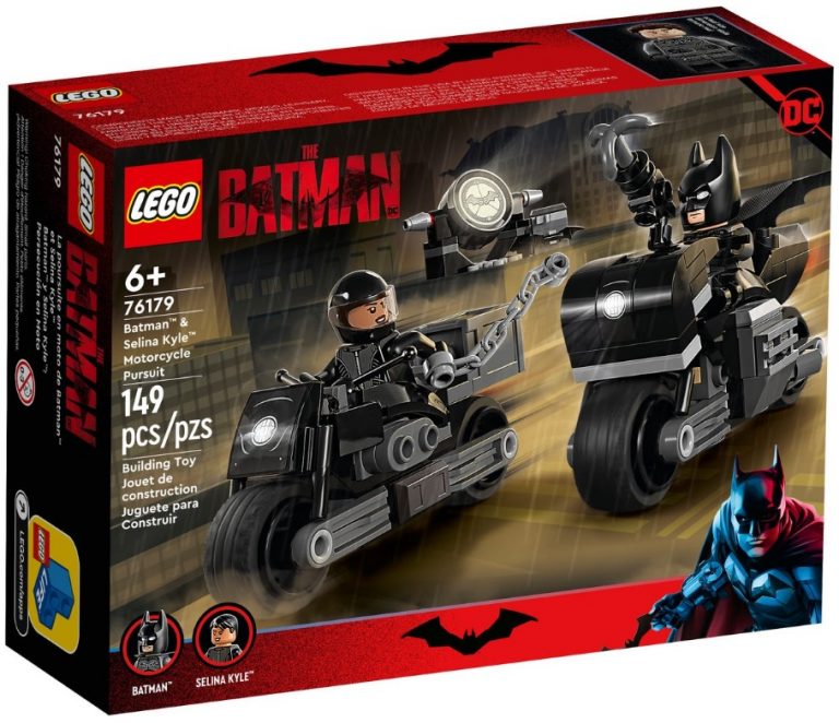 LEGO DC Comics 76179 Batman & Selina Kyle Motorcycle Pursuit Front Box