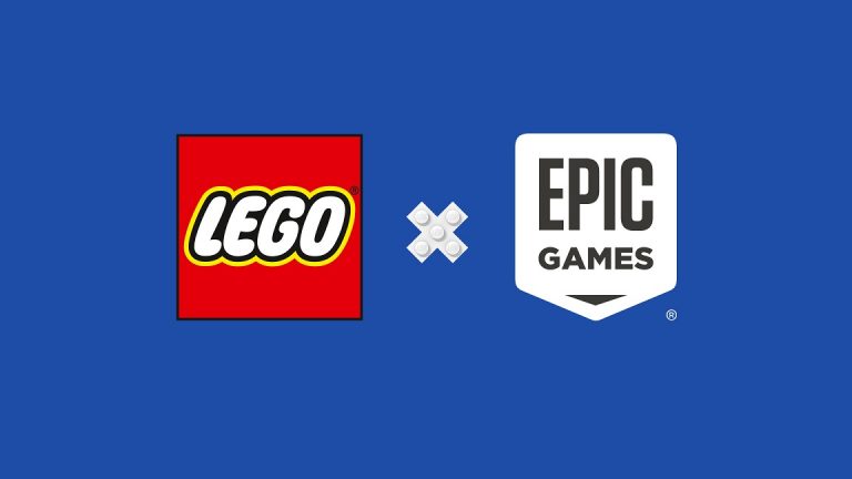 LEGO Group x Epic Games Partnership Logo Brand Banner