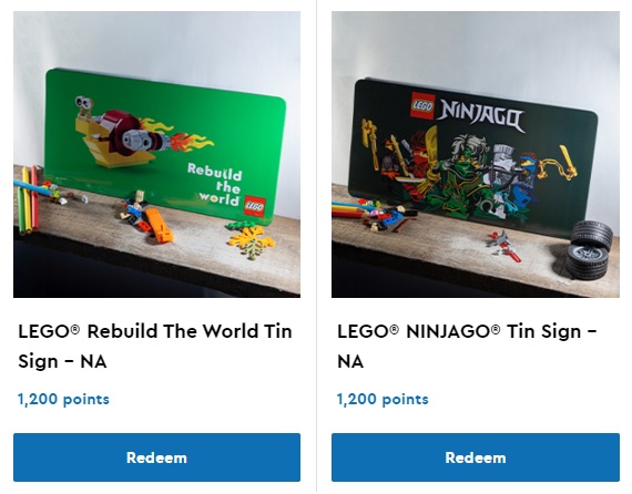 næve fossil Portræt LEGO Rebuild The World Tin Sign 2022 & LEGO Ninjago Tin Sign 2022 Now at VIP  Rewards Centre - Toys N Bricks