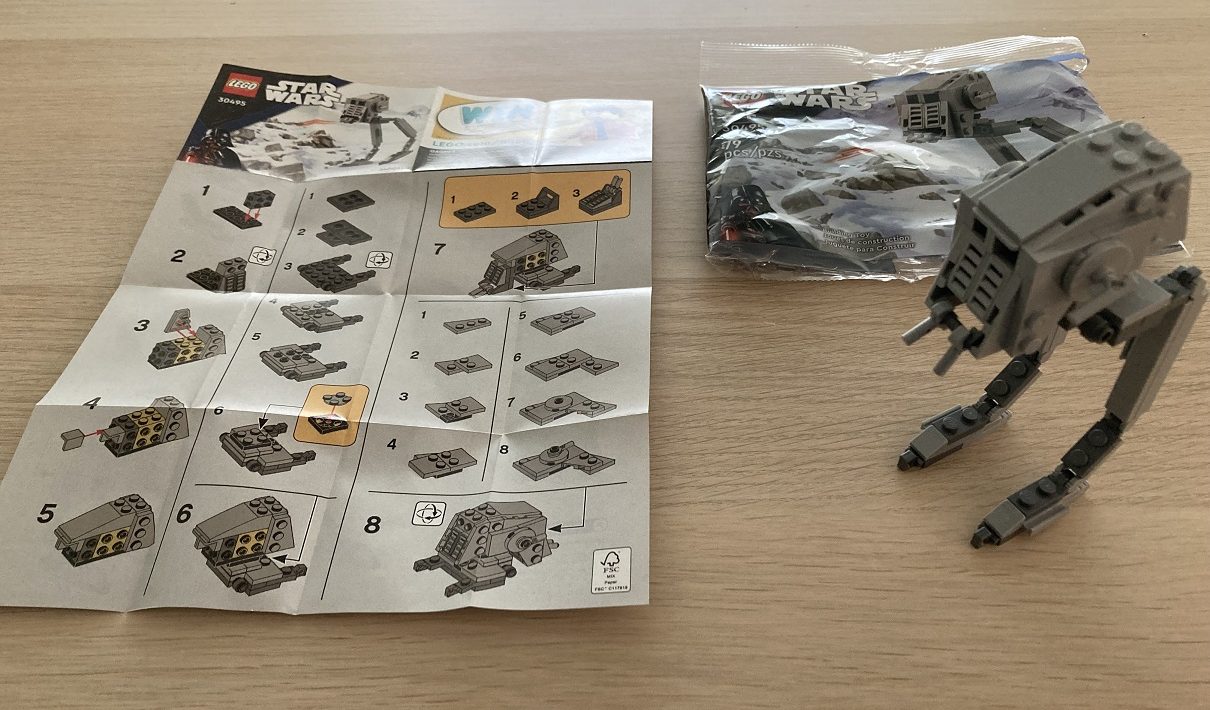 Lego mini at sales st walker instructions