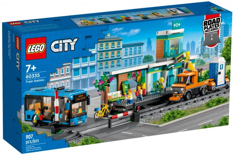 LEGO City 60335 Train Station Summer August 2022 Release Date Front Box