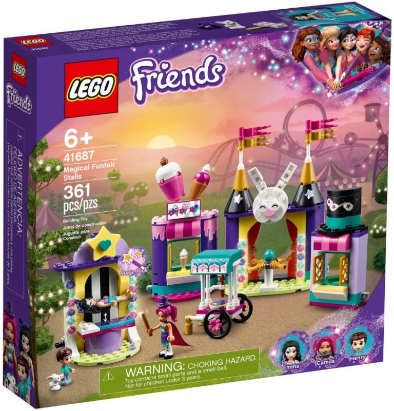 LEGO Friends 41687 Magical Funfair Stalls Front Box