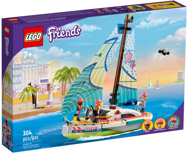 LEGO Friends 41716 Stephanie's Sailing Adventure Front Box Summer 2022