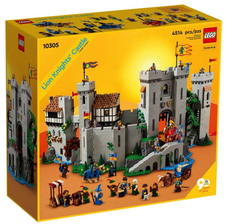 LEGO Icons 10305 Lion Knights' Castle Summer August 2022 Release Date Front Box