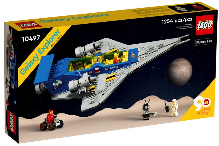LEGO Icons 10497 Galaxy Explorer August 2022 Summer Release Date Front Box
