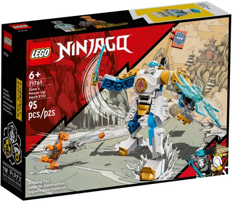 LEGO Ninjago 71761 Zane’s Power Up Mech EVO Front Box