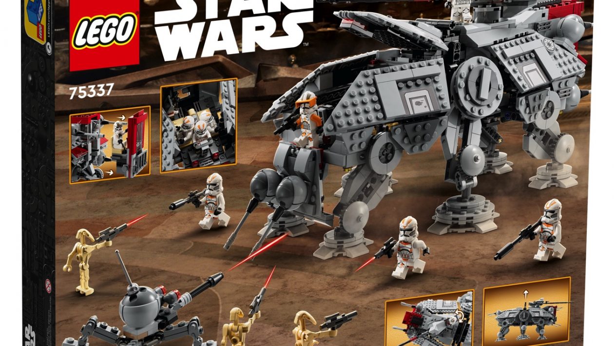 LEGO Star Wars Summer 2022 AT-TE Walker 75337 REVIEW! 