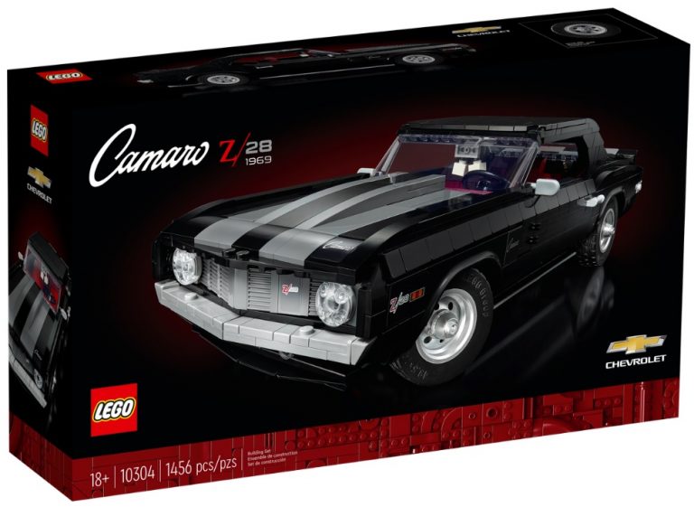 18+ LEGO Icons 10304 Chevrolet Camaro Z28 Summer August 2022 Release Date Front Box