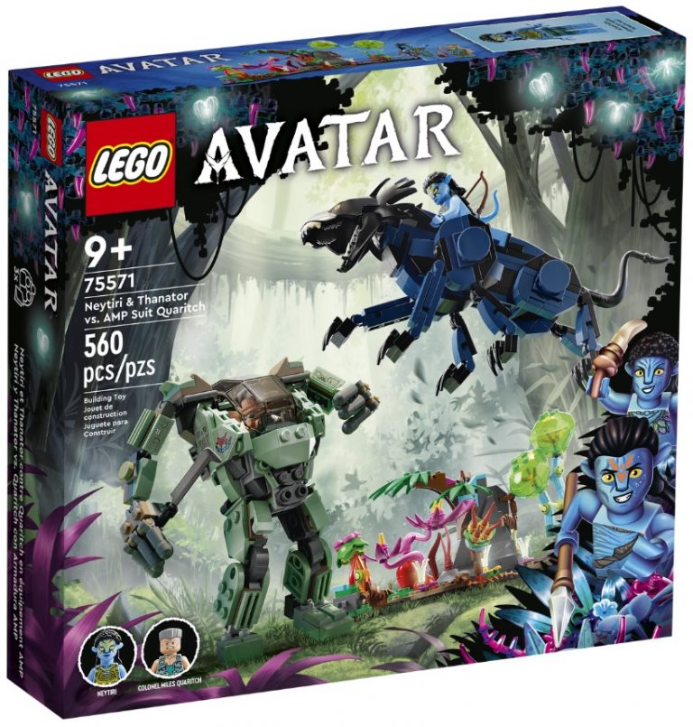 LEGO Avatar 75571 Neytiri & Thanator vs. AMP Suit Quaritch October 2022 Release Date Front Box