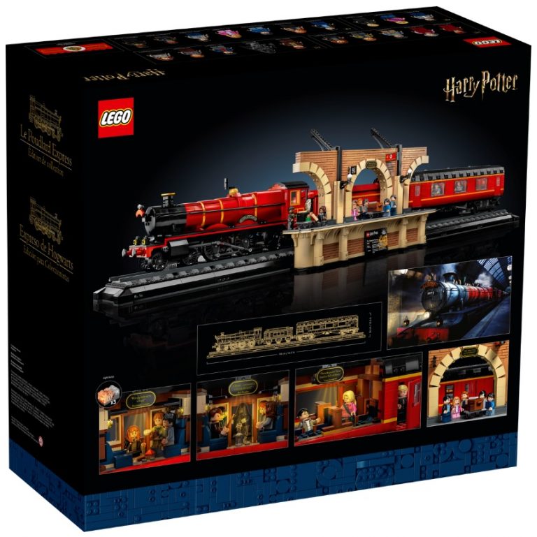 18+ LEGO Harry Potter 76405 Hogwarts Express Collectors' Edition Summer August 2022 Release Date Back Box