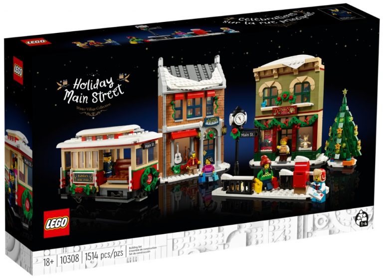 18+ LEGO Icons 10308 Holiday Main Street Winter Village Collection October 2022 Release Date Front Box