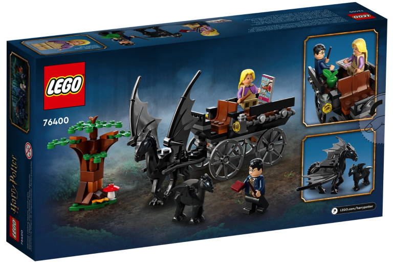 LEGO Harry Potter Wizarding World 76400 Hogwarts Carriage and Thestrals Back Box