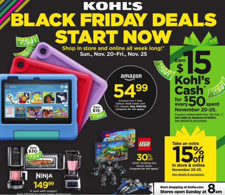 Kohl's US LEGO Black Friday 2022 Sales & Deals Offers
