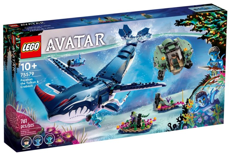 LEGO Avatar The Way of Water 75579 Payakan the Tulkun & Crabsuit January 2023 Release Date Front Box