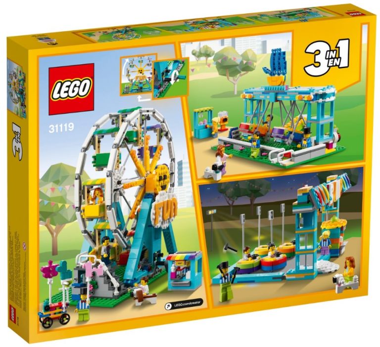 LEGO Creator 3in1 31119 Ferris Wheel Back Box