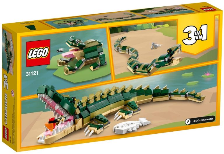 LEGO Creator 3in1 31121 Crocodile Back Box