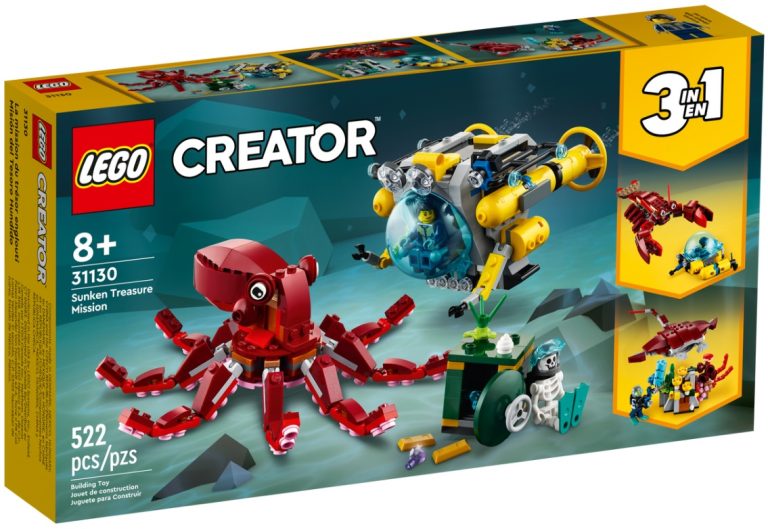 LEGO Creator 3in1 31130 Sunken Treasure Mission Front Box
