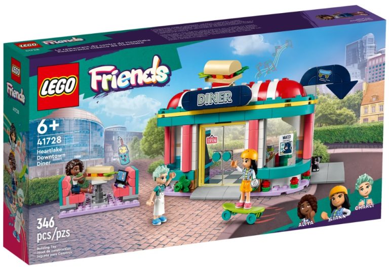 LEGO Friends 41728 Heartlake Downtown Diner January 2023 Release Date Front Box