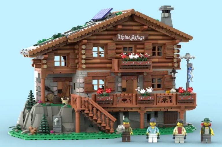 LEGO IDEAS The Alpine Refuge Project Creation by TheCastleFan Achieves 10 000 Supporters
