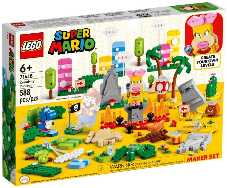 LEGO Super Mario 71418 Creativity Toolbox Maker Set January 2023 Release Date