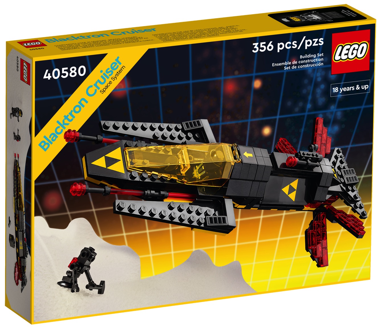 1 Week Left Free 18+ LEGO Icons Blacktron Cruiser GWP Promo at LEGO