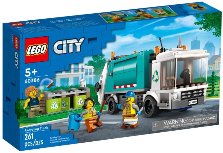 LEGO City 60386 Recycling Truck January 2023 Release Date Front Box