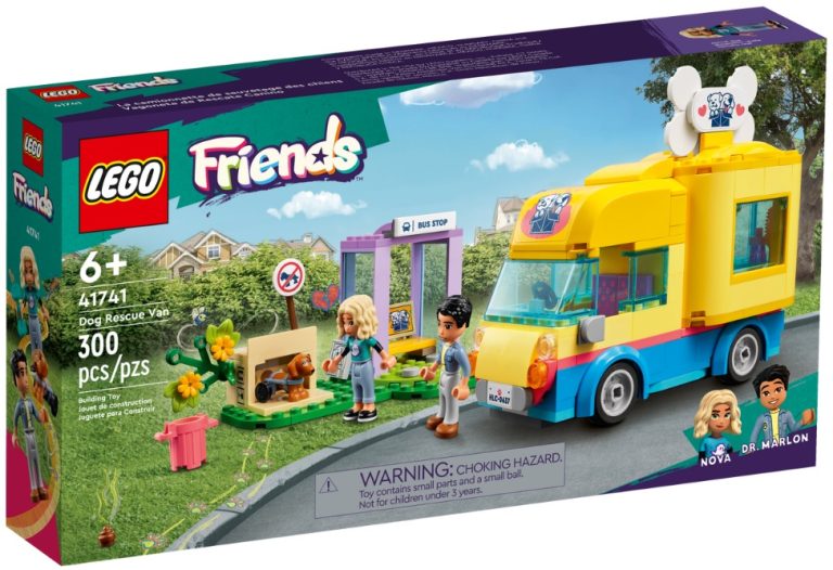 LEGO Friends 41741 Dog Rescue Van January 2023 Release Date Front Box