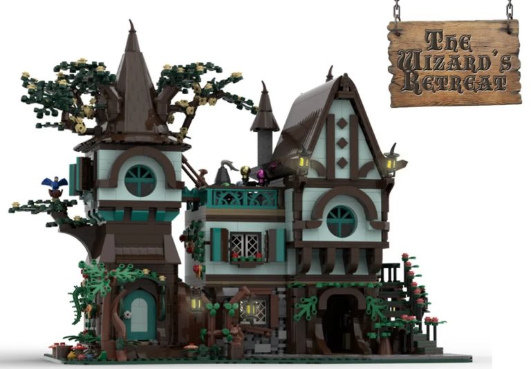 LEGO IDEAS The Wizard's Retreat Project Creation by farmfarm Achieves 10 000 Supporters