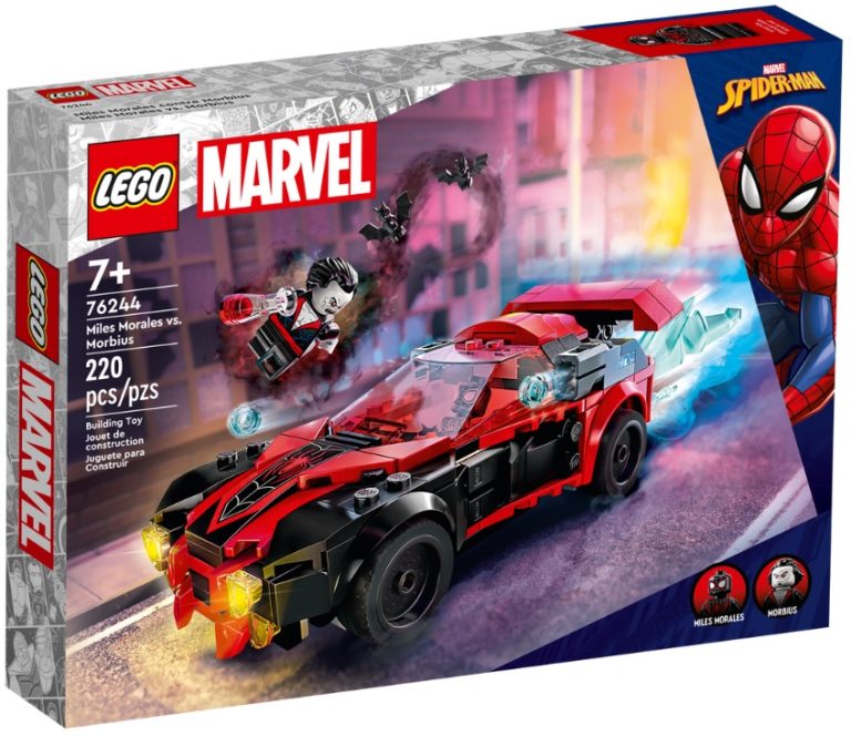 LEGO Marvel 76244 Miles Morales vs. Morbius January 2023 Release Date Front Box