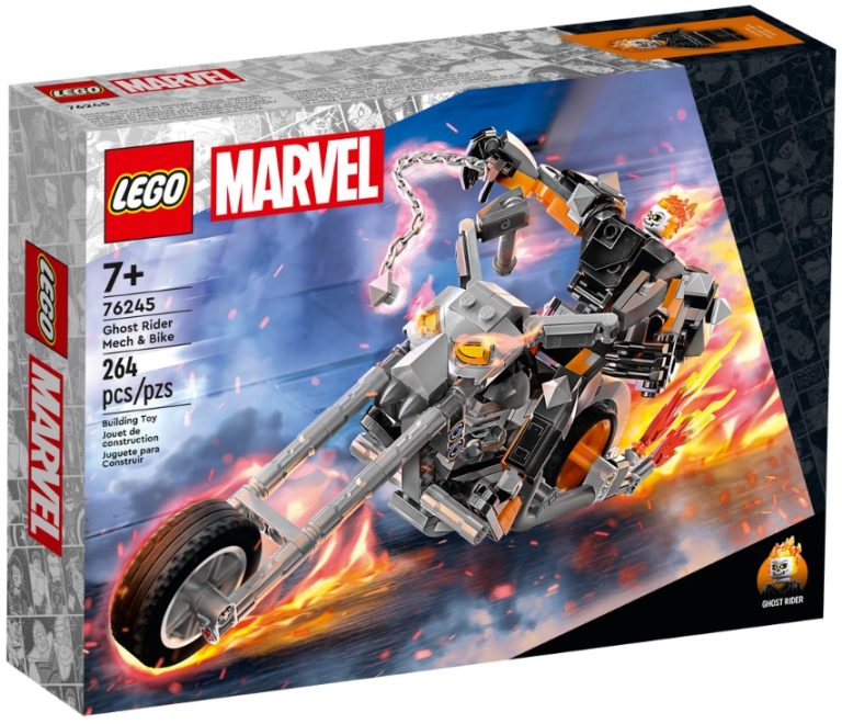 LEGO Marvel 76245 Ghost Rider Mech & Bike January 2023 Release Date Front Box