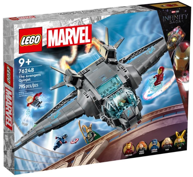LEGO Marvel 76248 The Avengers Quinjet January 2023 Release Date Front Box