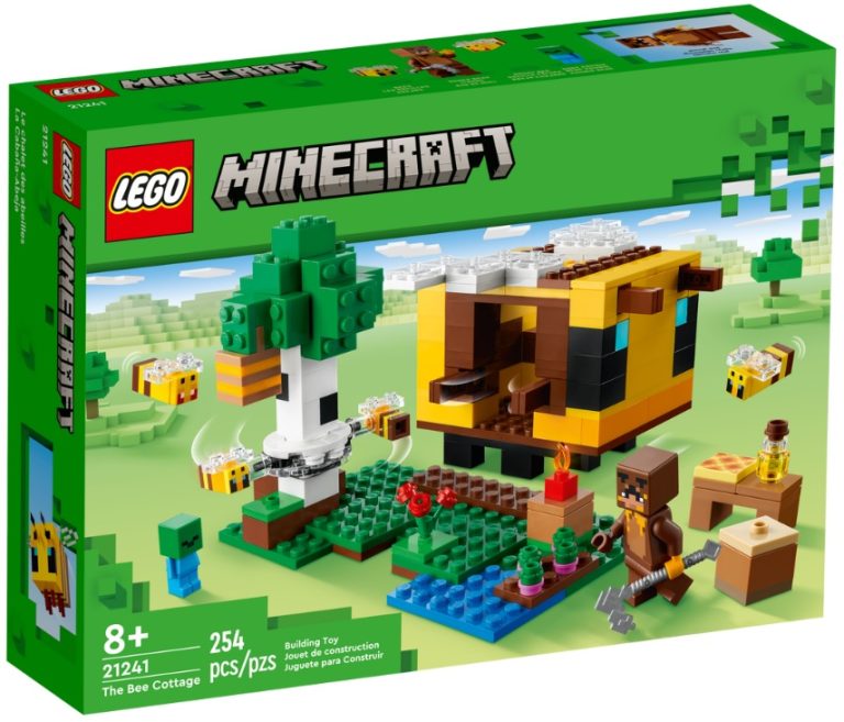 LEGO Minecraft 21241 The Bee Cottage January 2023 Release Date Front Box