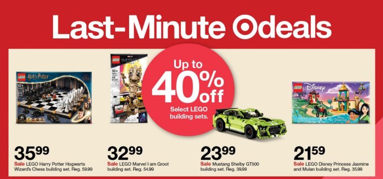 Target US LEGO December 2022 Flyer Sale Last Week Before Christmas