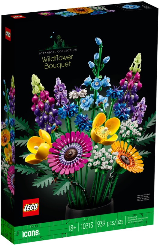 [US] 18+ LEGO Botanical Wildflower Bouquet (20% off) or 18+ IDEAS ...