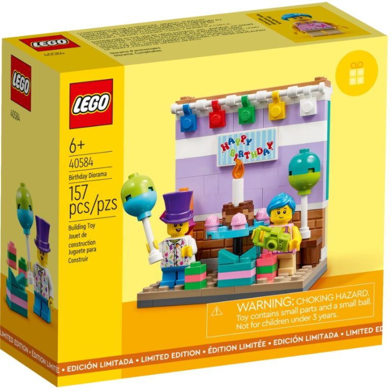 LEGO 40584 Birthday Diorama GWP Gift with Purchase Promo Item 2023 Front Box