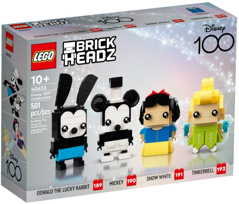 LEGO BrickHeadz 40622 Disney 100th Celebration February 2023 Release Date Front Box