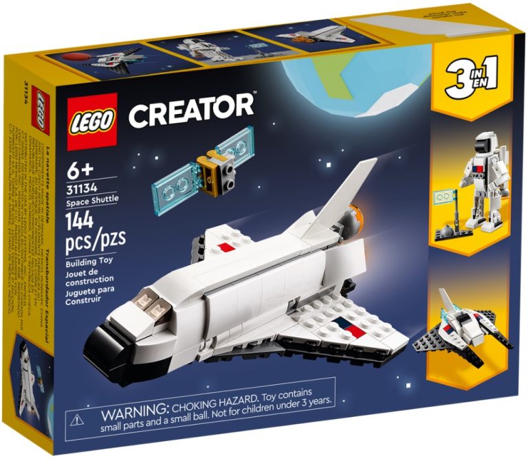 LEGO Creator 3in1 31134 Space Shuttle March 2023 Release Date Front Box