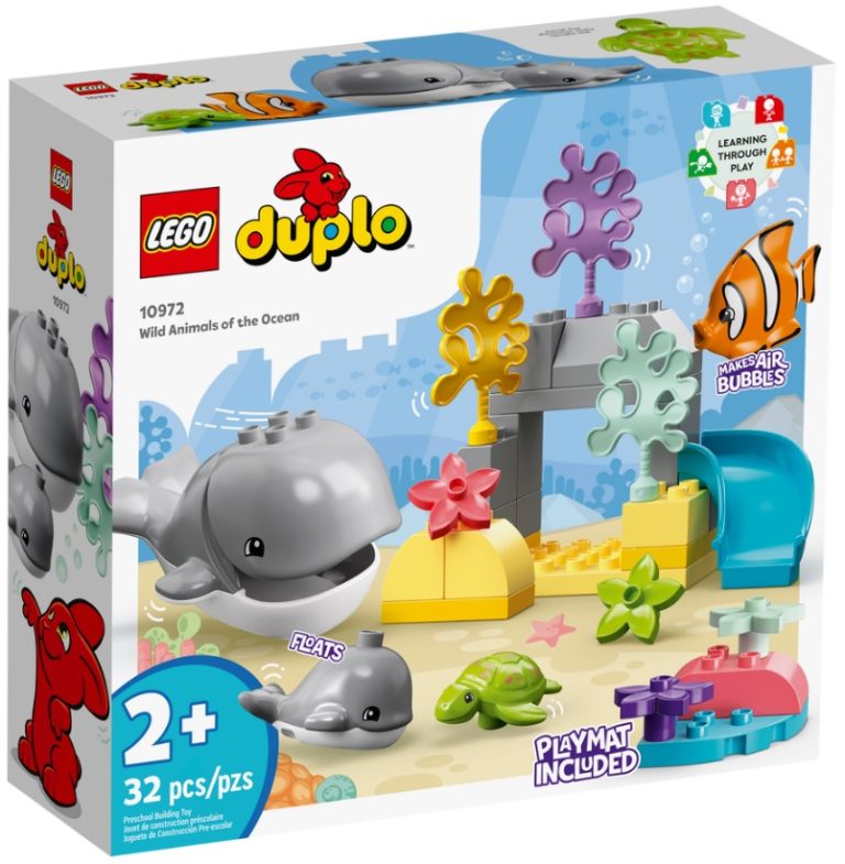 LEGO Duplo 10972 Wild Animals of the Ocean Front Box